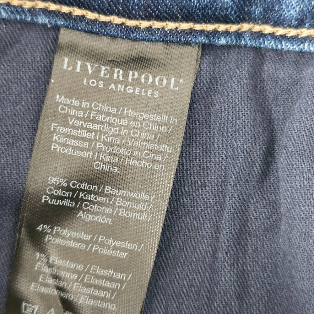 Liverpool High Rise Skinny Jeans 6 Medium Wash NWT - Picture 5 of 8